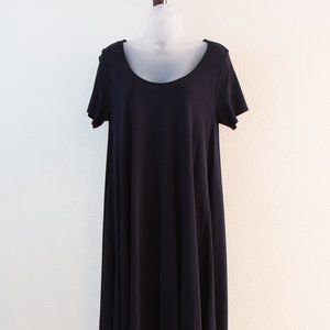 COS Navy Blue Loose Flowy Maxi Dress